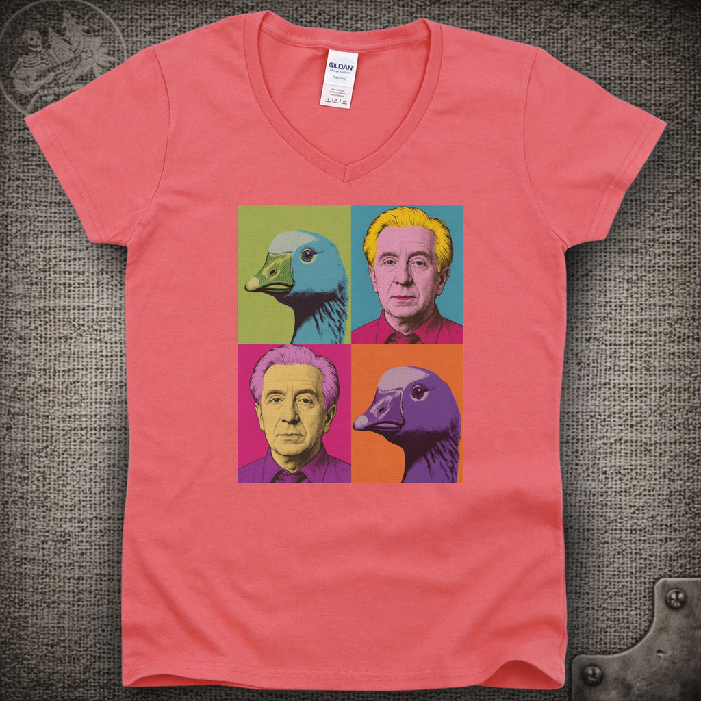 Dustin Hoffman | Goose Shakedown Lot Style Ladies V-Neck Tee