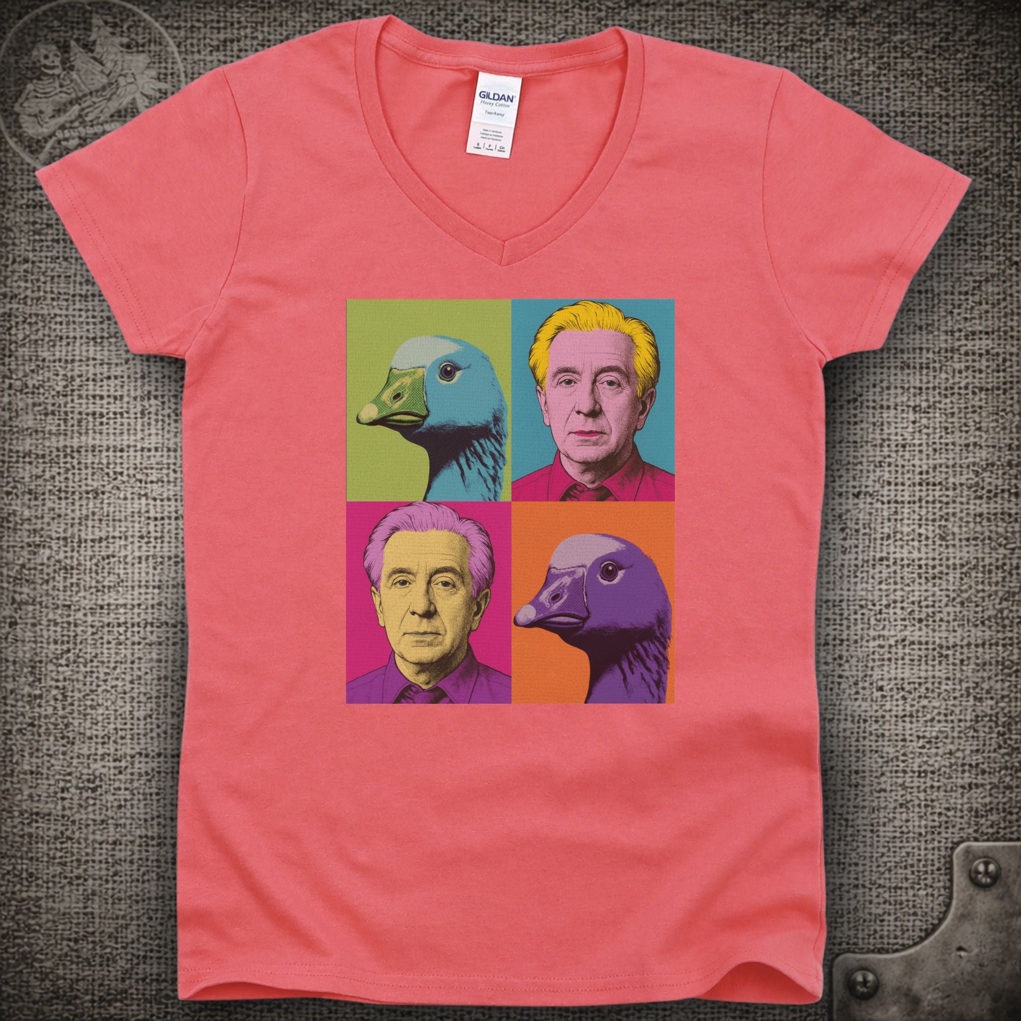 Dustin Hoffman | Goose Shakedown Lot Style Ladies V-Neck Tee