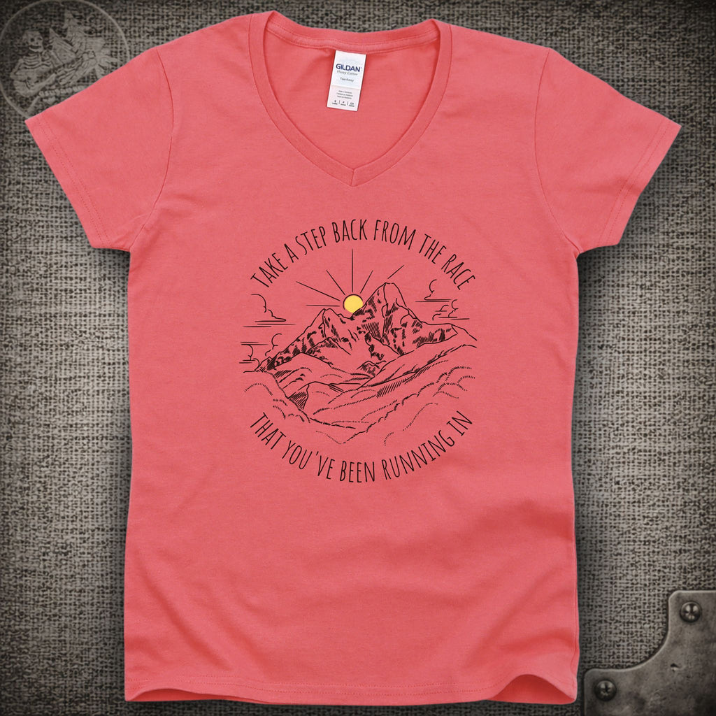 Give It Time | Goose Shakedown Lot Style Ladies V-Neck Tee