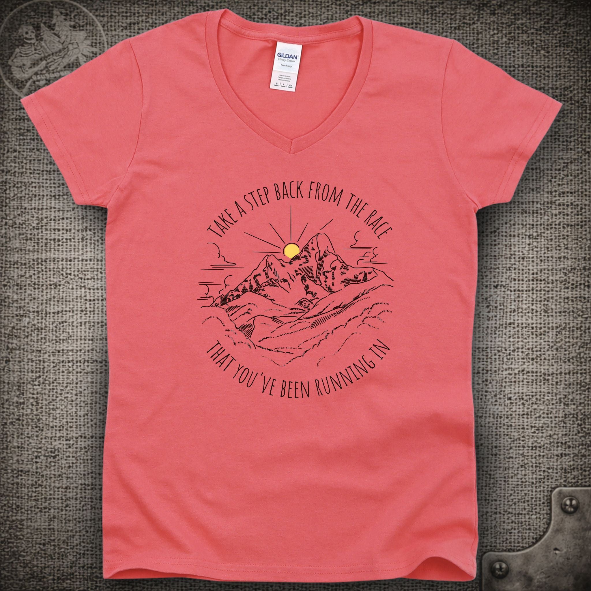 Give It Time | Goose Shakedown Lot Style Ladies V-Neck Tee