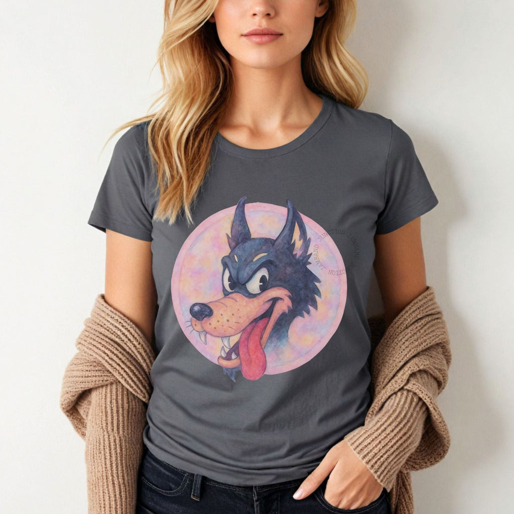 Dire Wolf  in Pastel | Grateful Dead Women's Cut T-Shirt