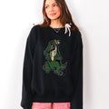 Jerry Garcia  inspired Alligator crewneck sweatshirt
