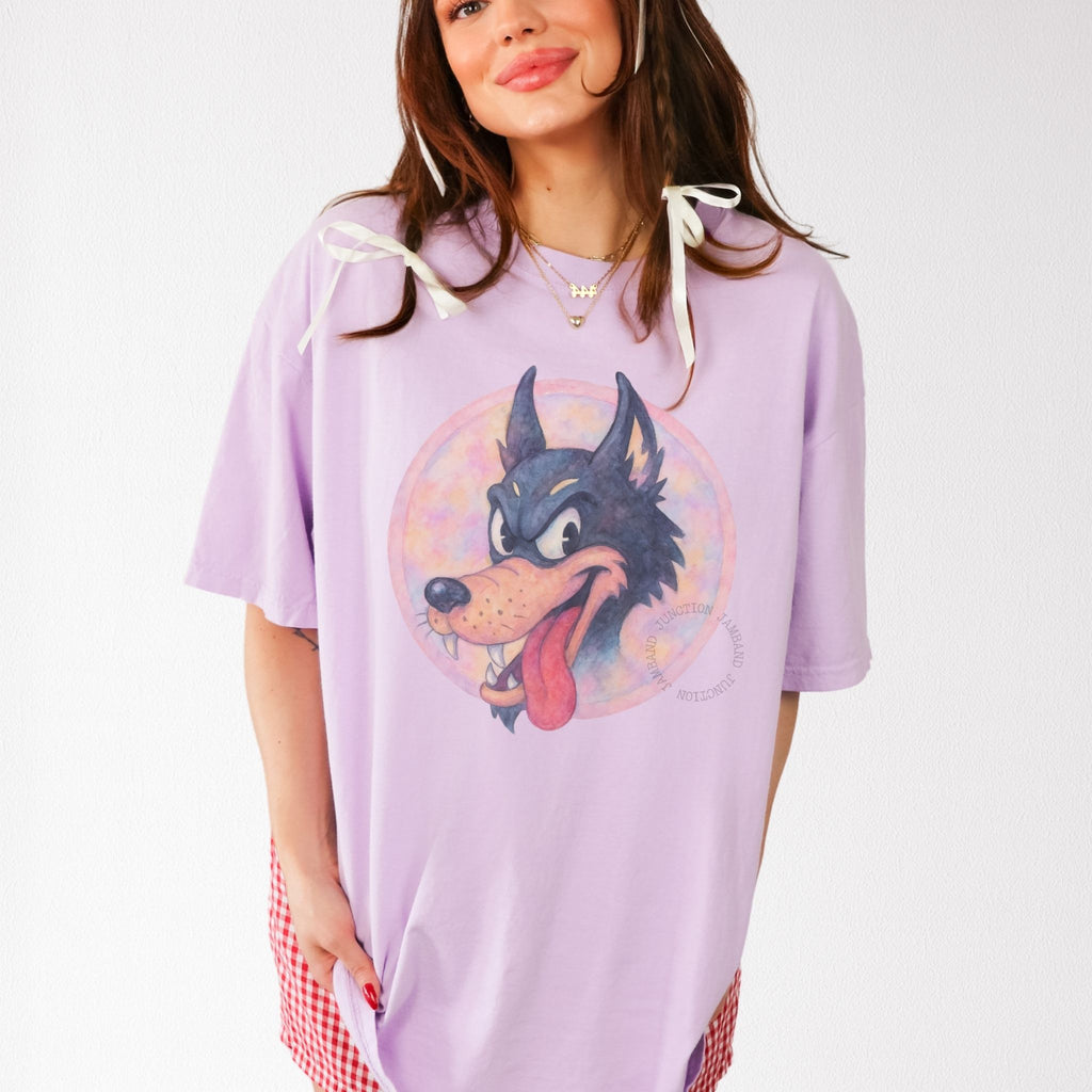 Dire Wolf t-shirt with original artwork on Comfort Colors 1717