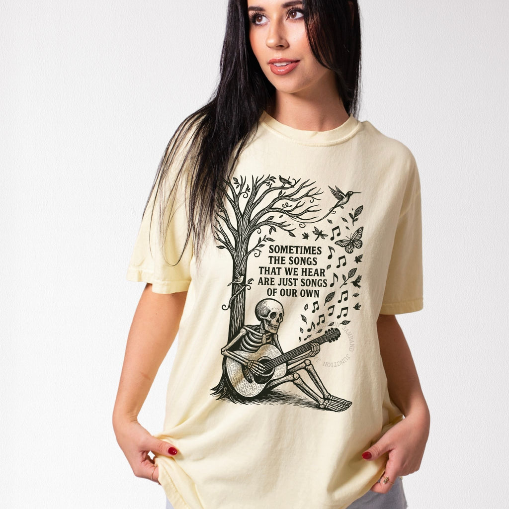 Eyes of the World t-shirt with original lot style artwork on Comfort Colors 1717