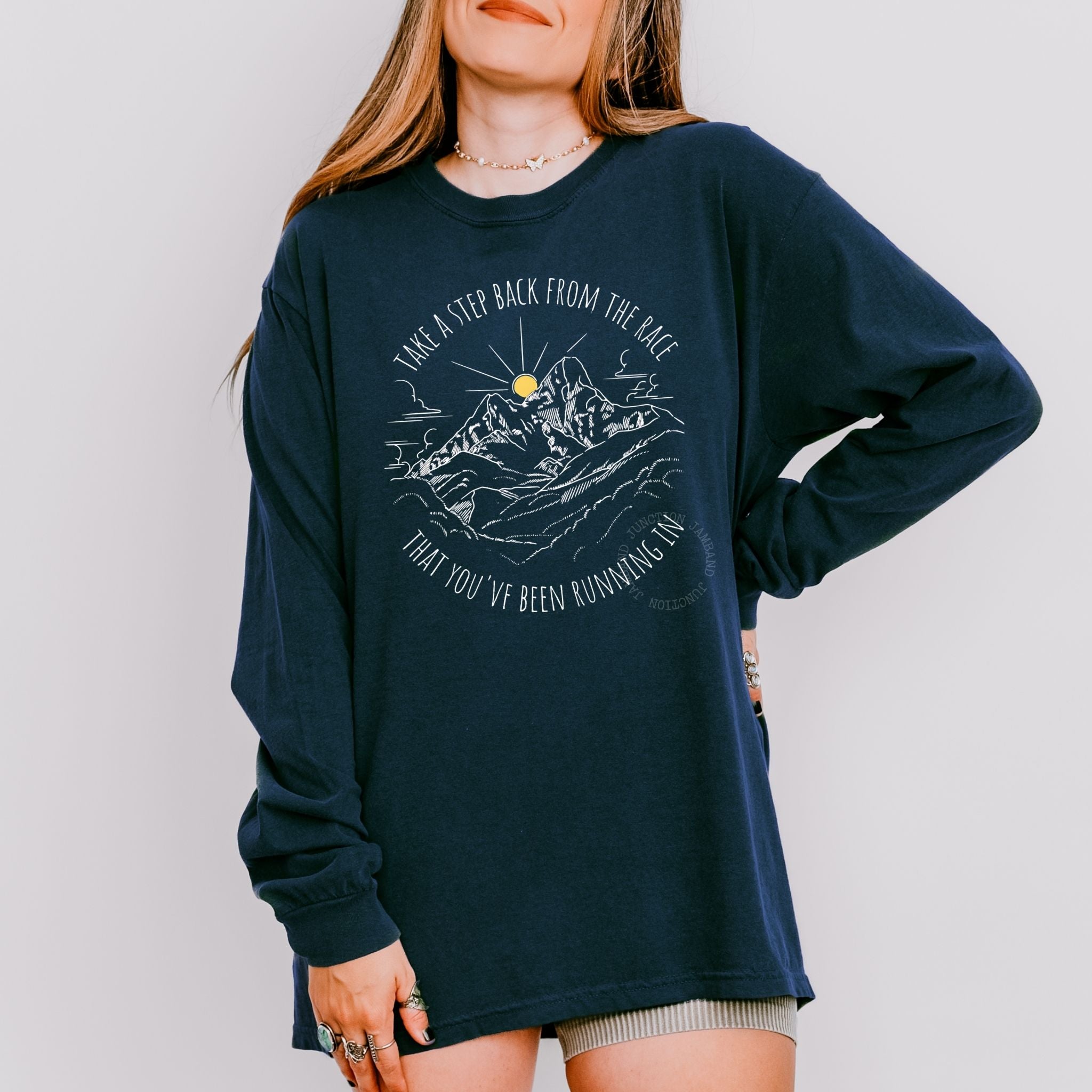 give it time goose Comfort Colors long sleeve t-shirt