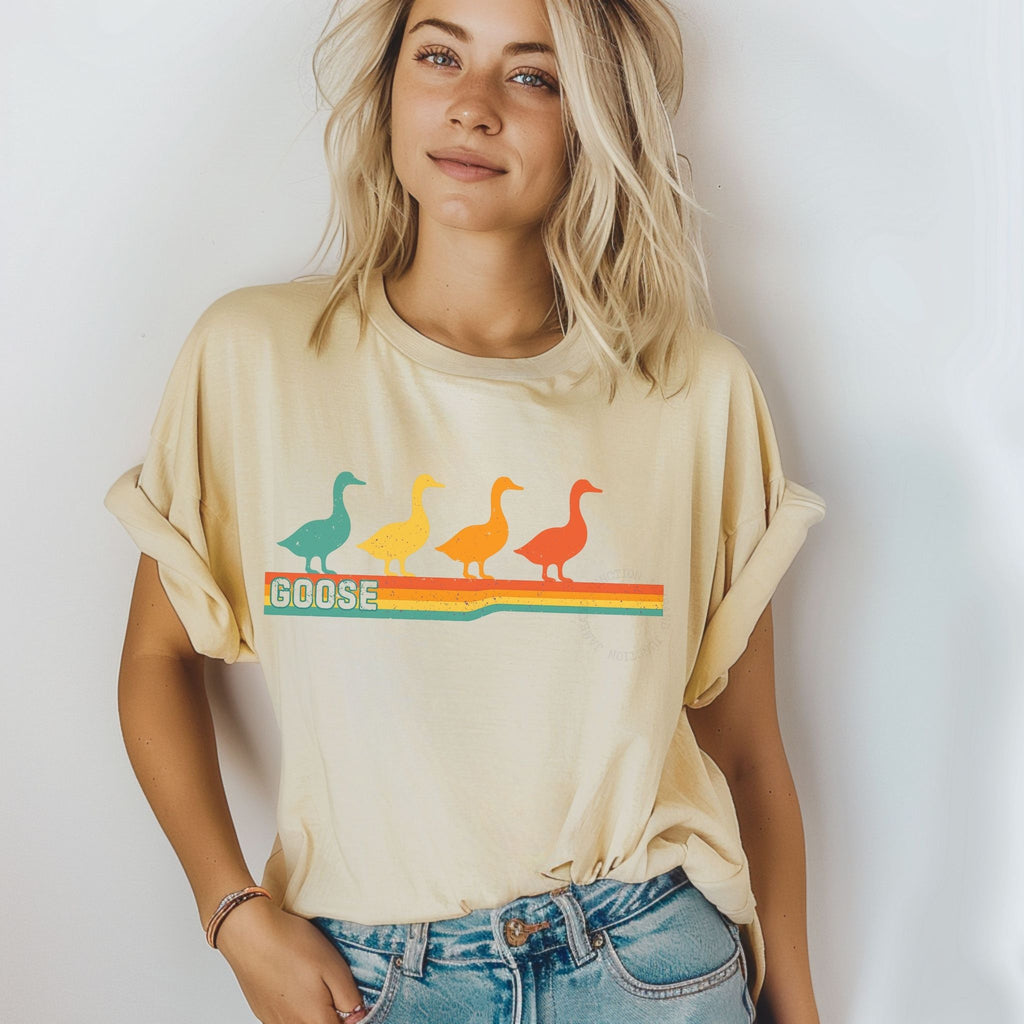 Retro Geese | Goose Inspired Shakedown Style T-Shirt