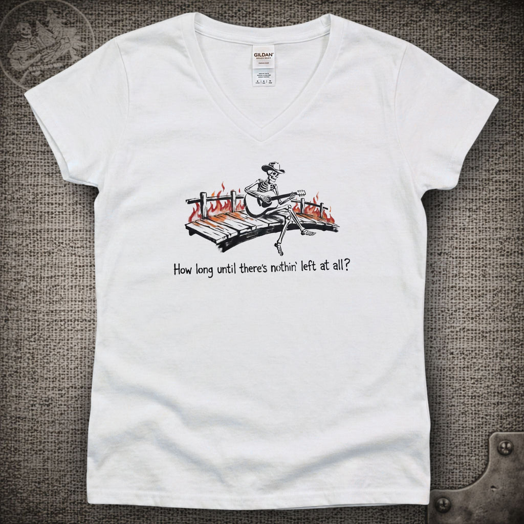 Watch It Fall | Billy Strings Shakedown Lot Style Ladies V-Neck Tee
