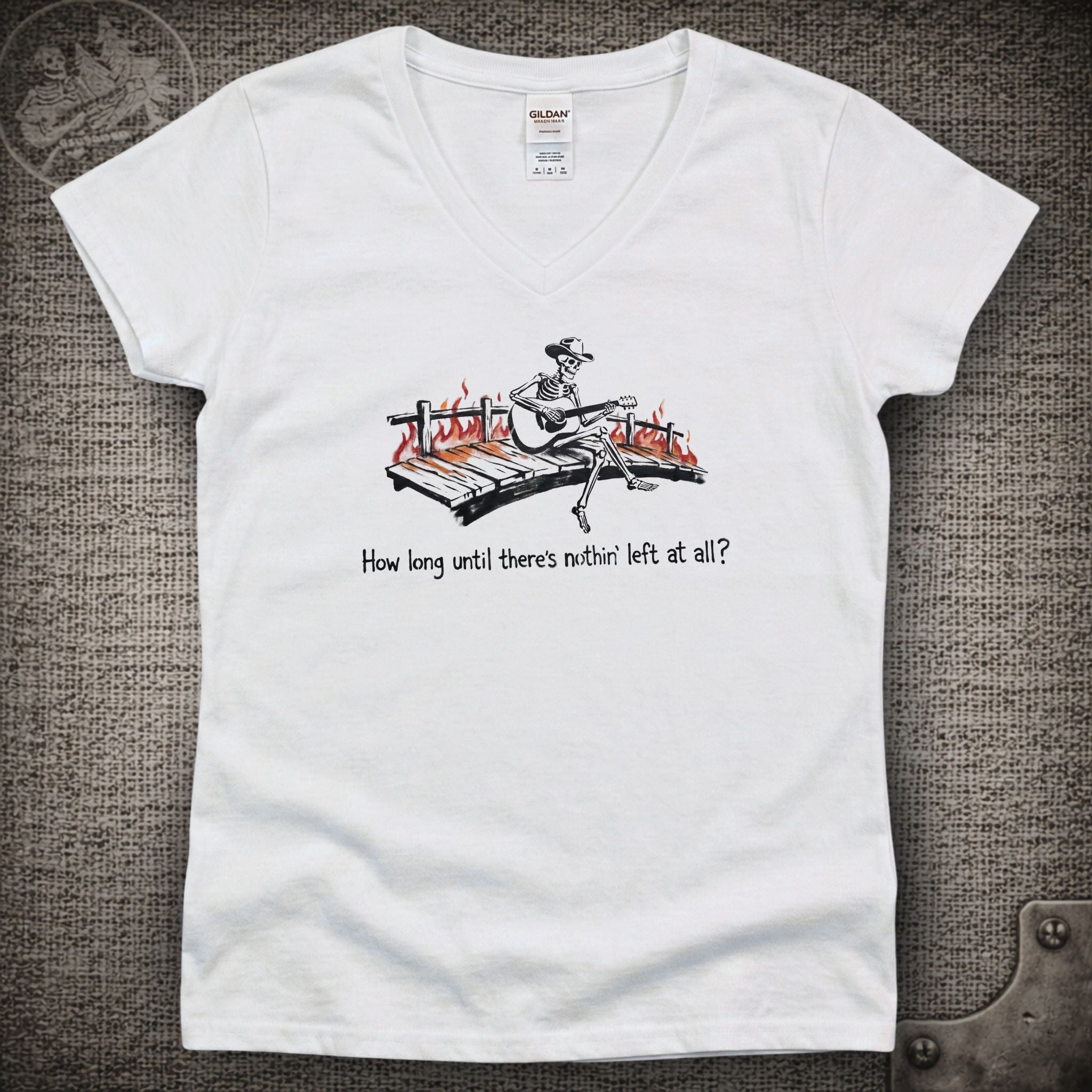 Watch It Fall | Billy Strings Shakedown Lot Style Ladies V-Neck Tee