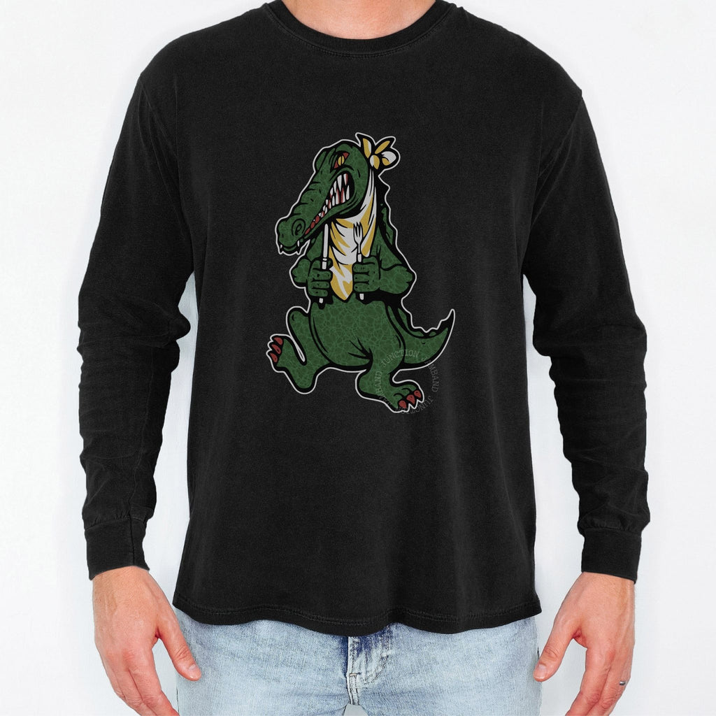 Jerry Garcia  inspired Alligator long sleeved t-shirt