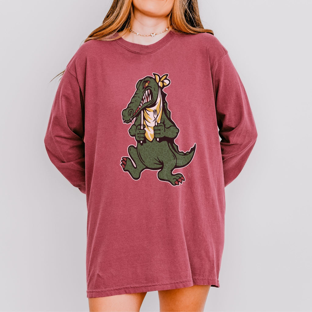 JGB Alligator guitar long sleeve tee