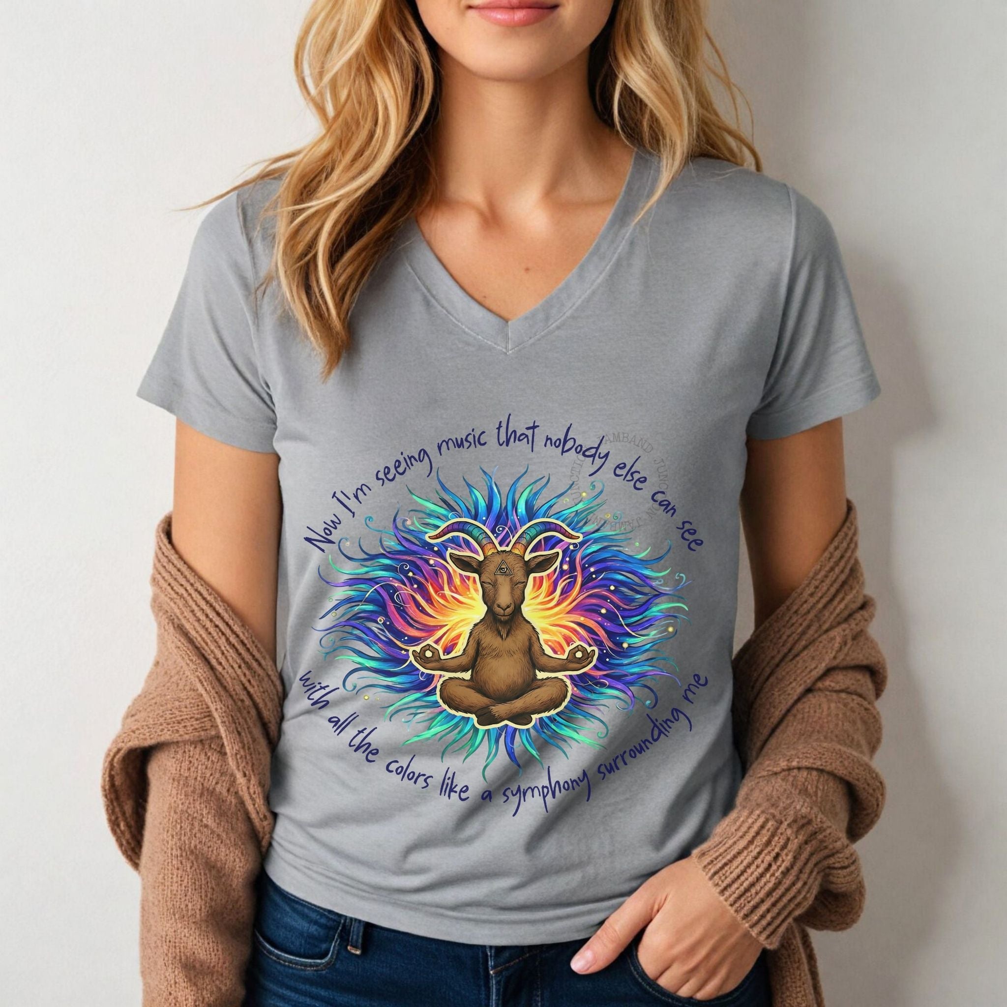 heartbeat of america billy strings Shakedown Lot style vneck tshirt for her