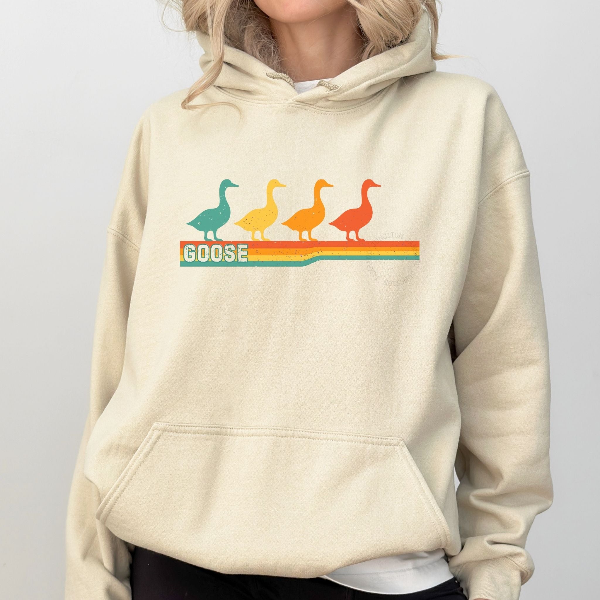 goose band goose inspired hoodie with vintage vibes