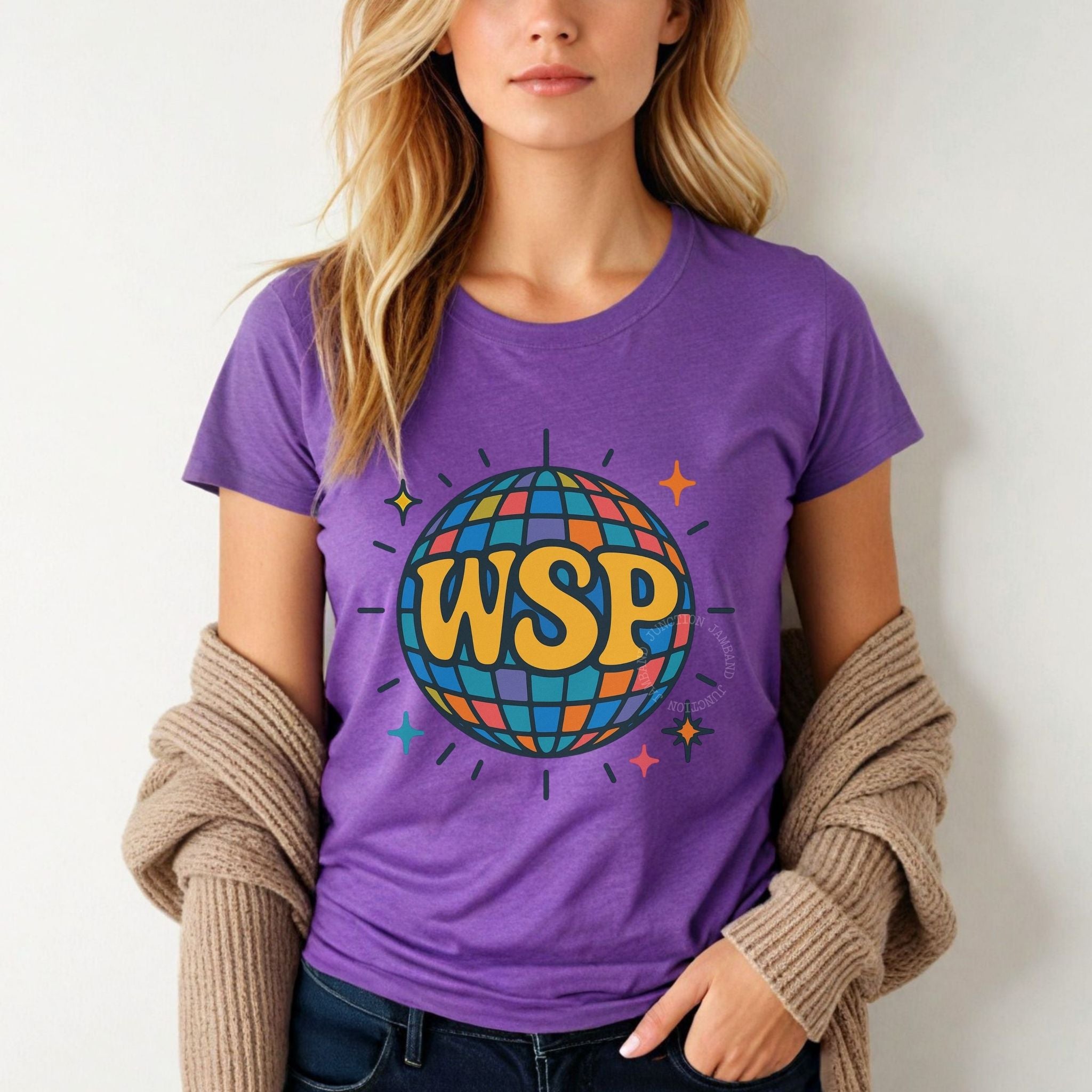 womens wsp tribute tshirt with disco